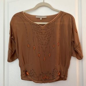 Anthropologie silk top